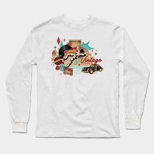 Vintage Retro T-shirt 1900's Long Sleeve T-Shirt